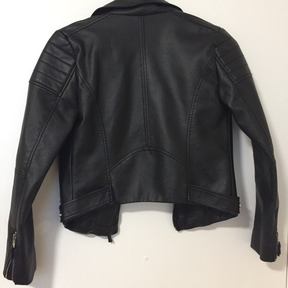 Boohoo Petite Faux Leather Jacket - Picture 4 of 4